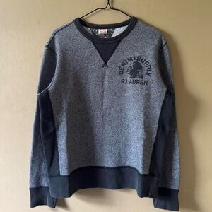 Vintage Ralph Lauren Denim & Supply Americana Indigenous Graphic Prep Crewneck